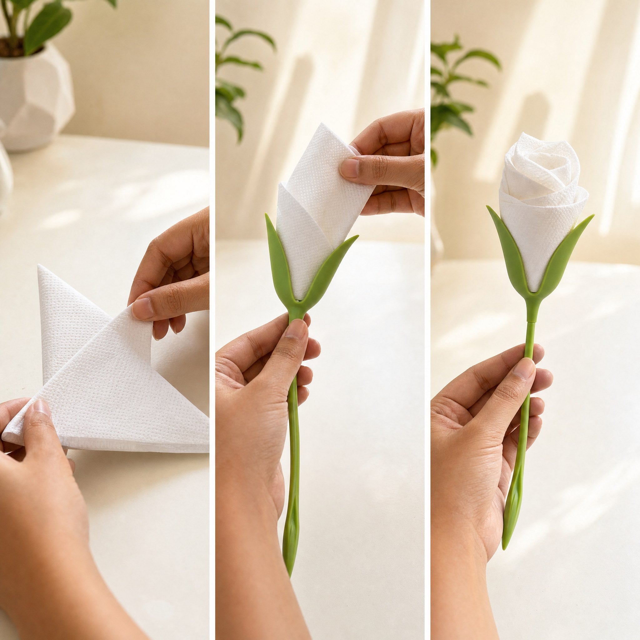TULIX™ Floral Napkin Holder