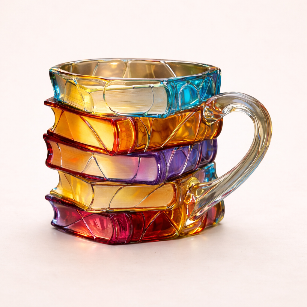 Book Stack Mug