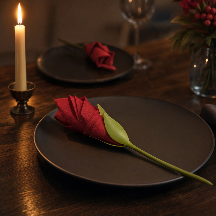 TULIX™ napkin bloom, close detail