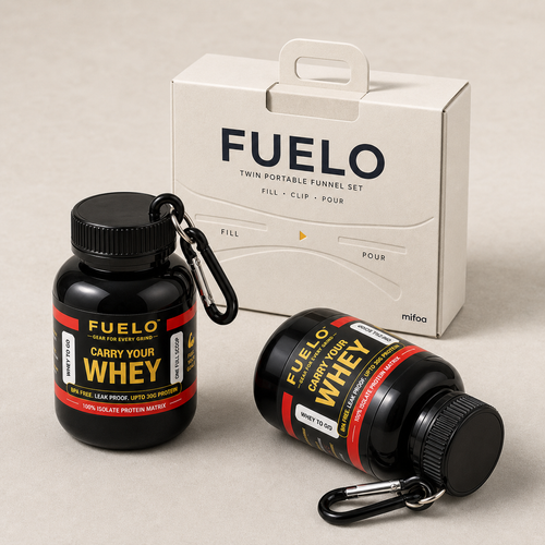 FUELO Portable Protein Funnel · Pack of 2