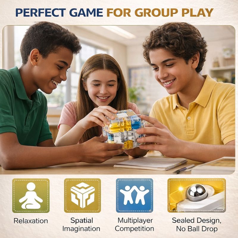 ORBIQ™ 3D Labyrinth Puzzle Cube