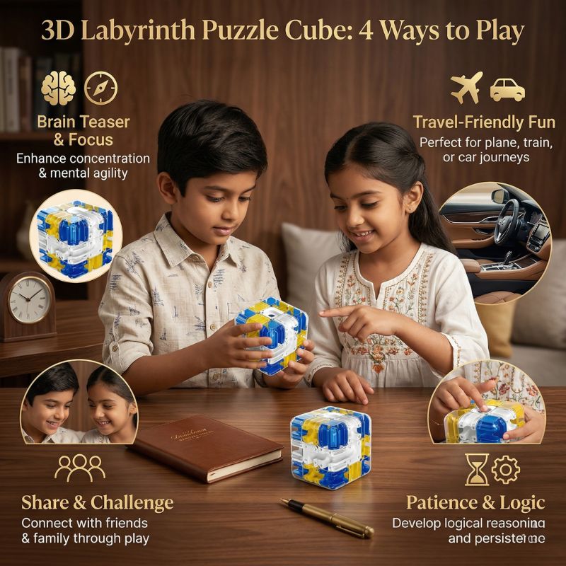 ORBIQ™ 3D Labyrinth Puzzle Cube