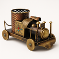 Brass Engine Desk Holder
