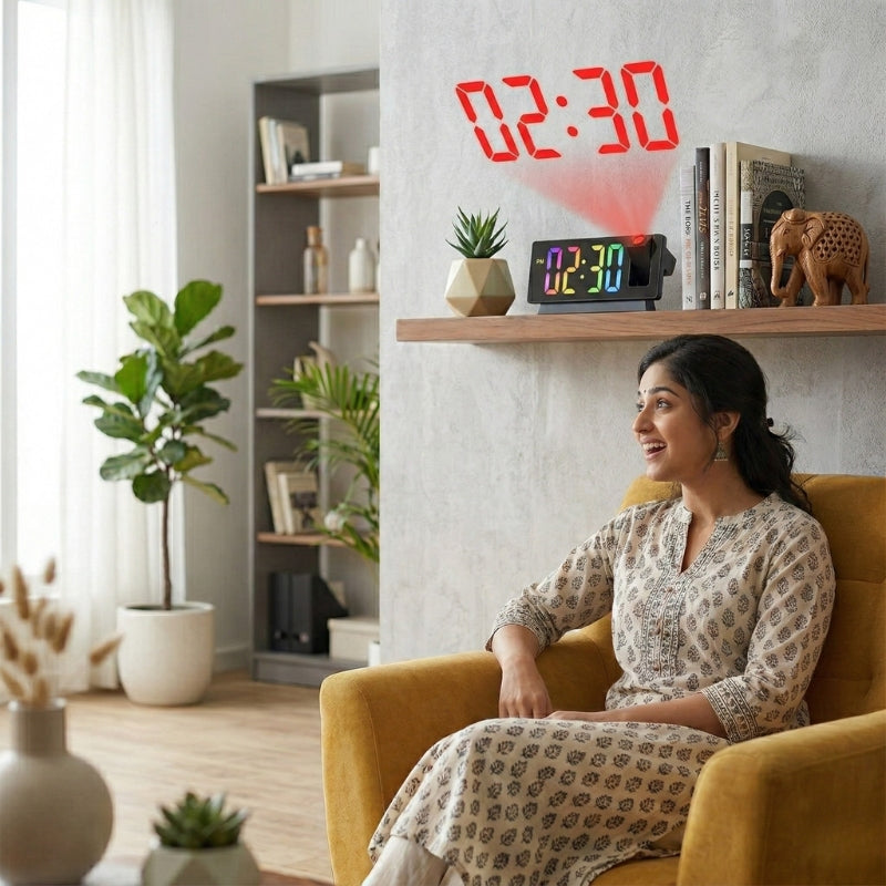 VESPER™ Projection Bedside Alarm Clock