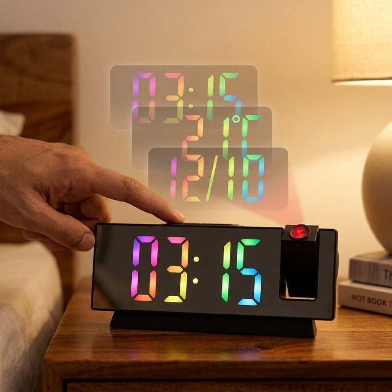 VESPER™ Projection Bedside Alarm Clock
