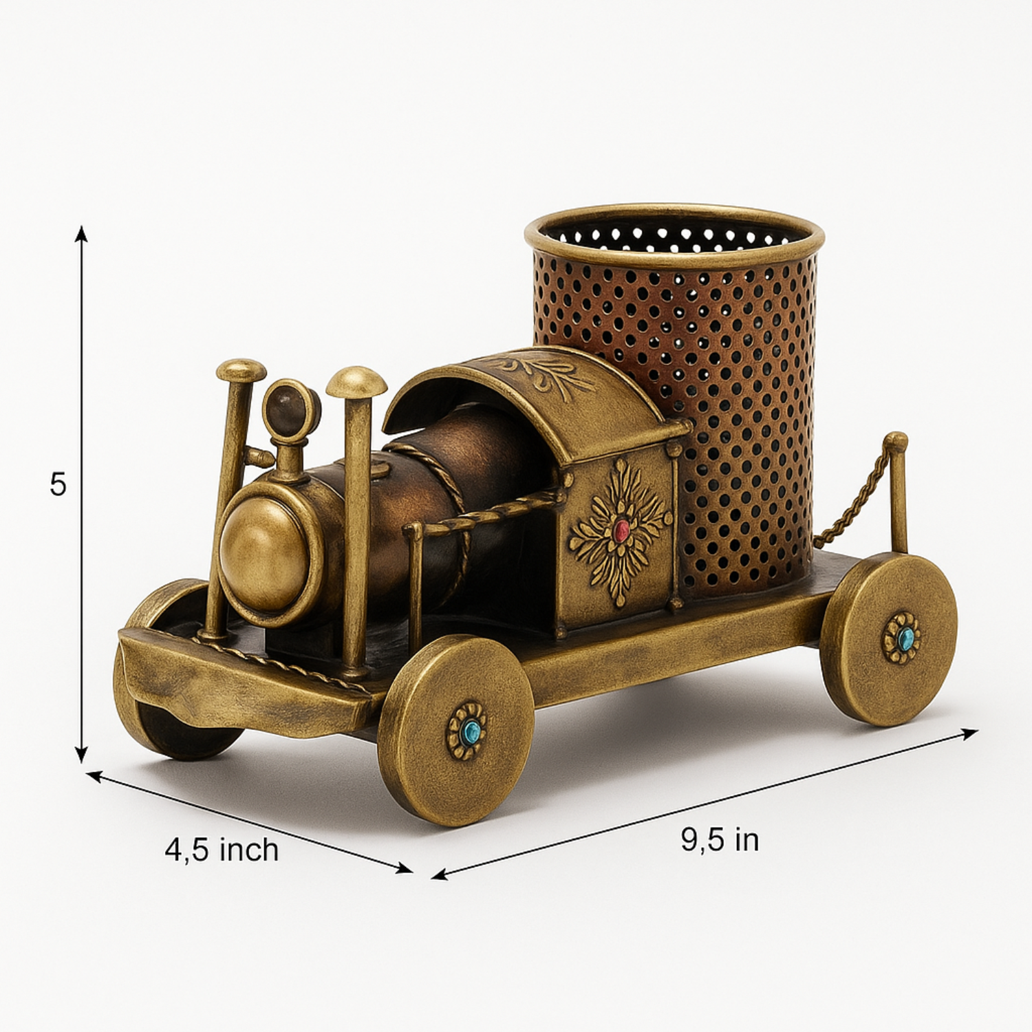 Brass Engine Desk Holder