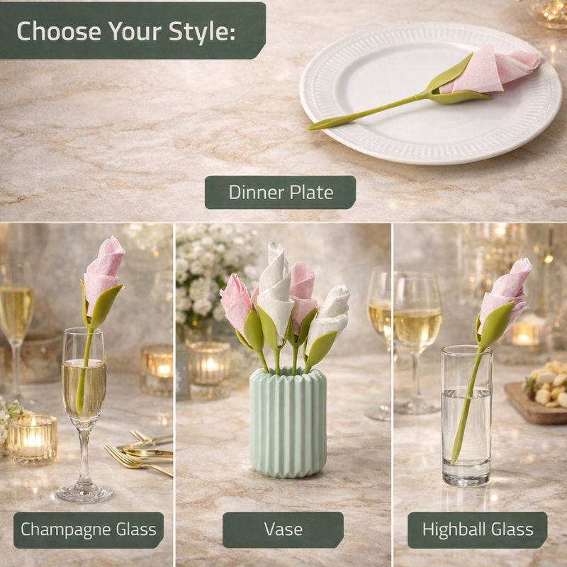 TULIX™ Floral Napkin Holder