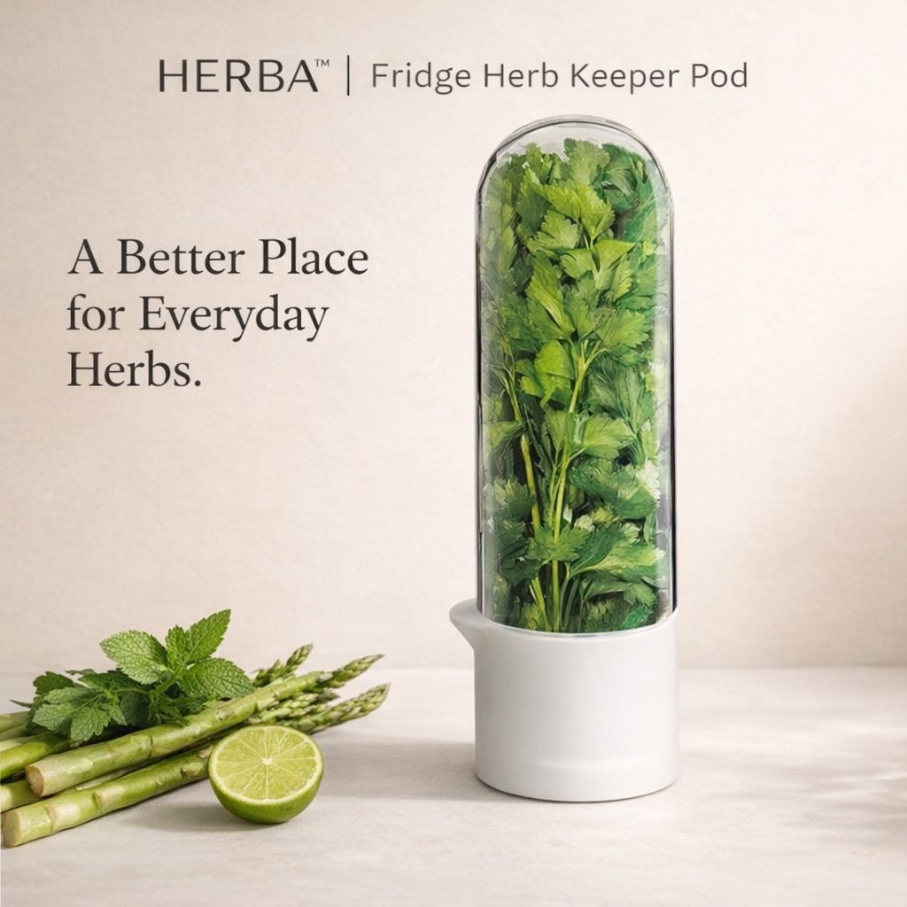 HERBA™ | Fridge Herb Keeper Pod