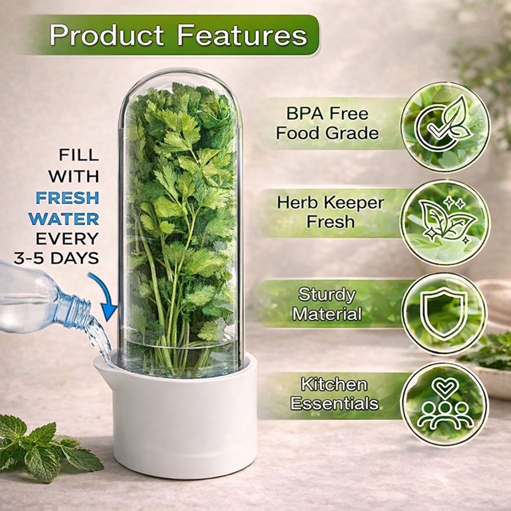 HERBA™ | Fridge Herb Keeper Pod