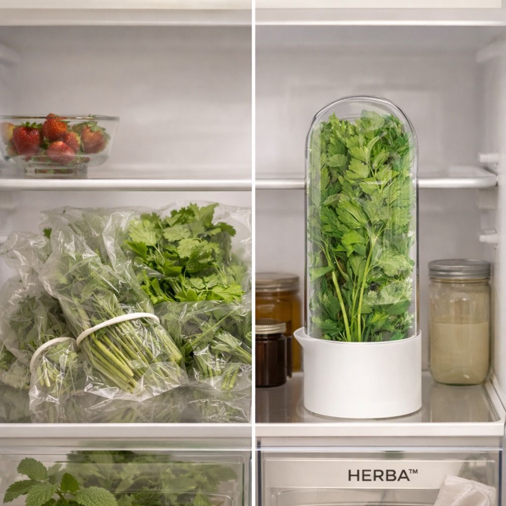 HERBA™ | Fridge Herb Keeper Pod