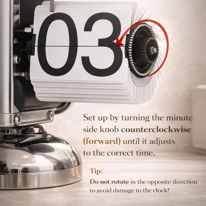 ORLO™ | Retro Flip Desk Clock