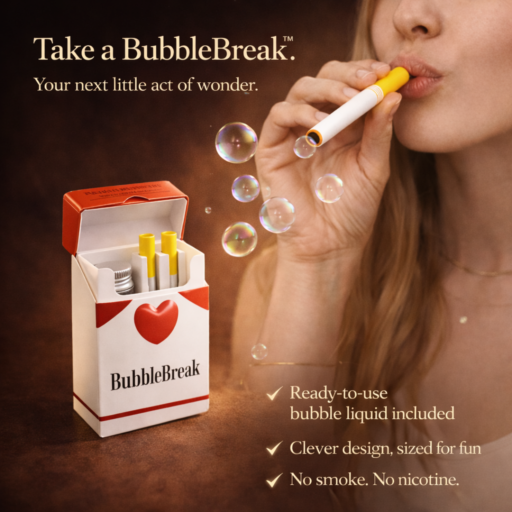 BubbleBreak™ Cigarette-Pack Bubble Kit