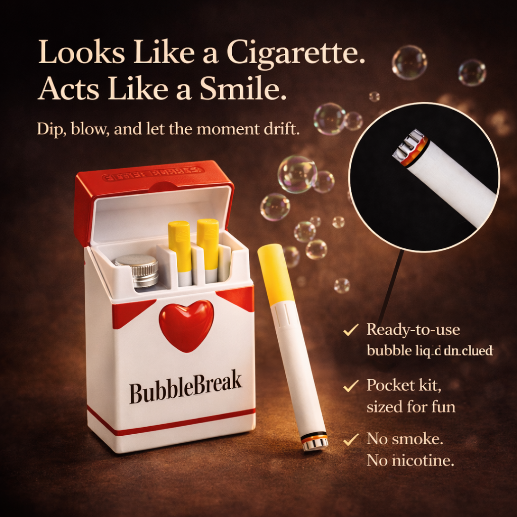 BubbleBreak™ Cigarette-Pack Bubble Kit