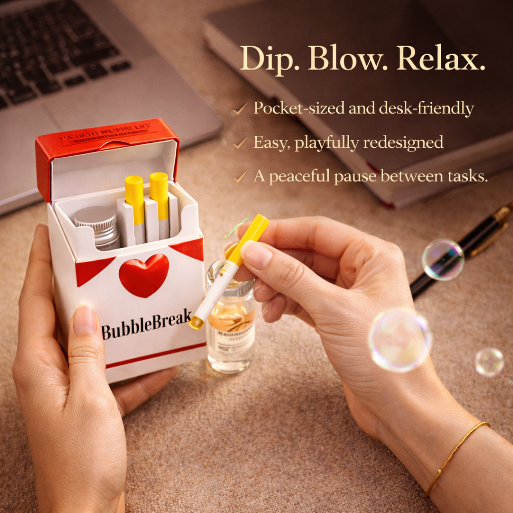 BubbleBreak™ Cigarette-Pack Bubble Kit