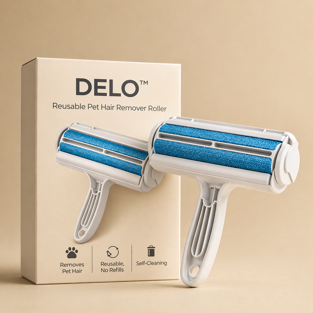 DELO™ | Reusable Pet Hair Remover Roller