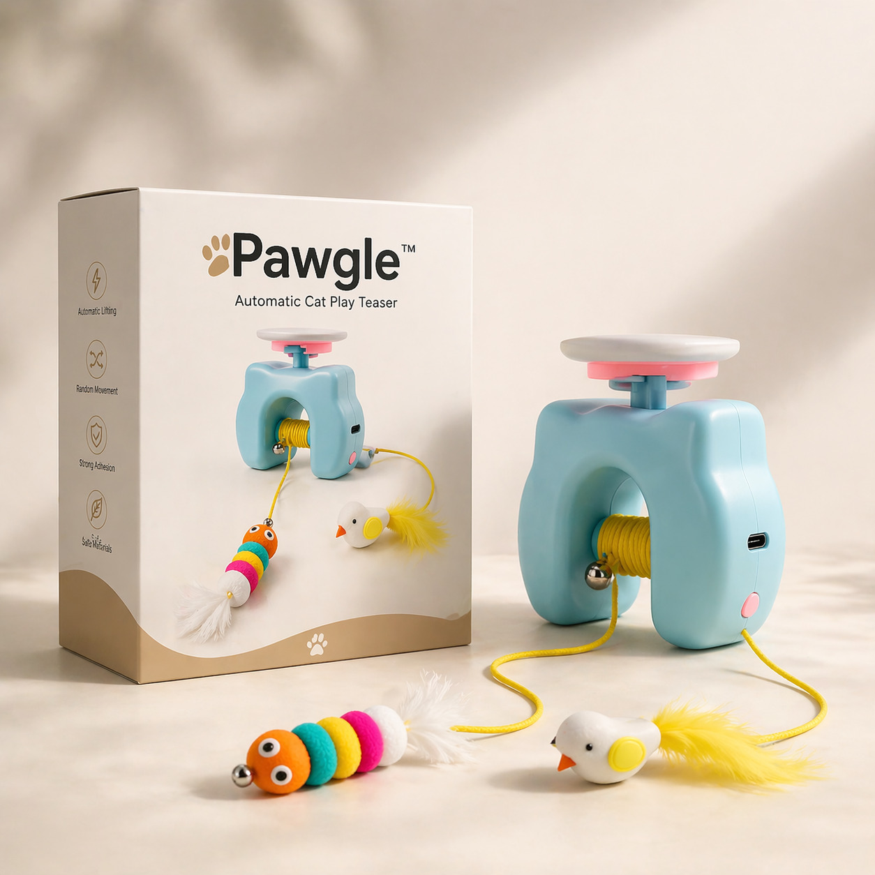 Pawgle™  Automatic Cat Play Teaser