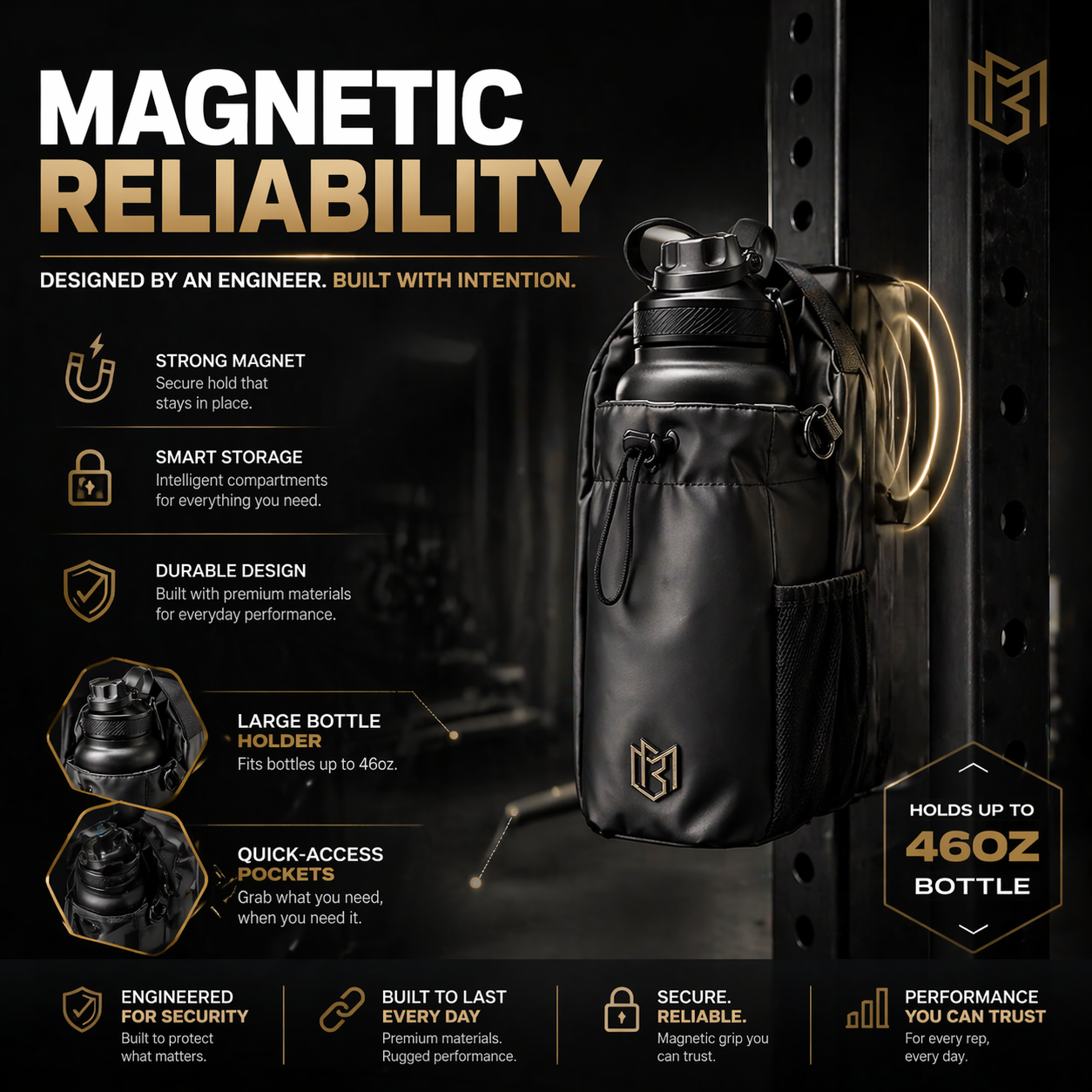 MagX™  Magnetic Gym Bag