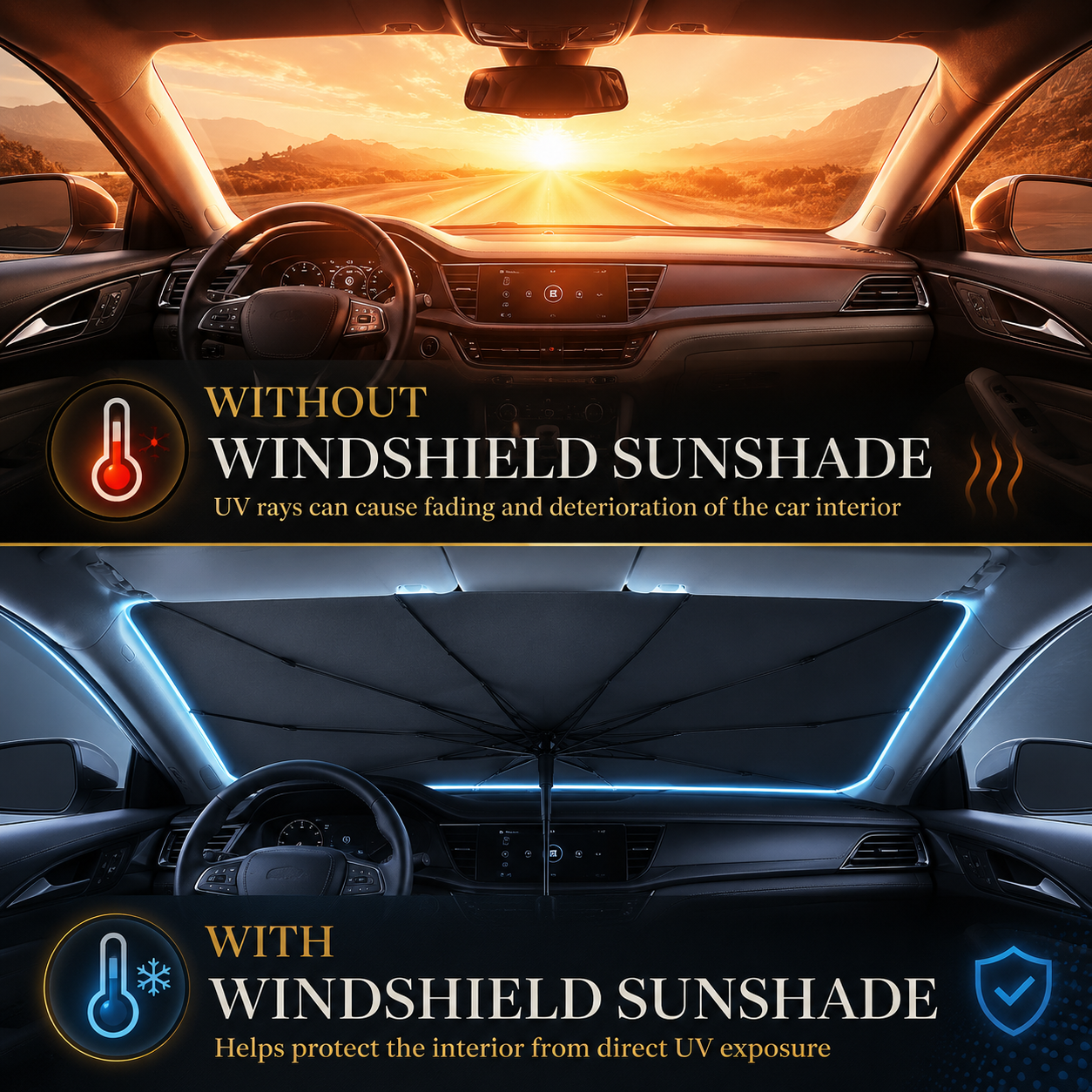 Solbrella™ | Foldable Car Windshield Sunshade
