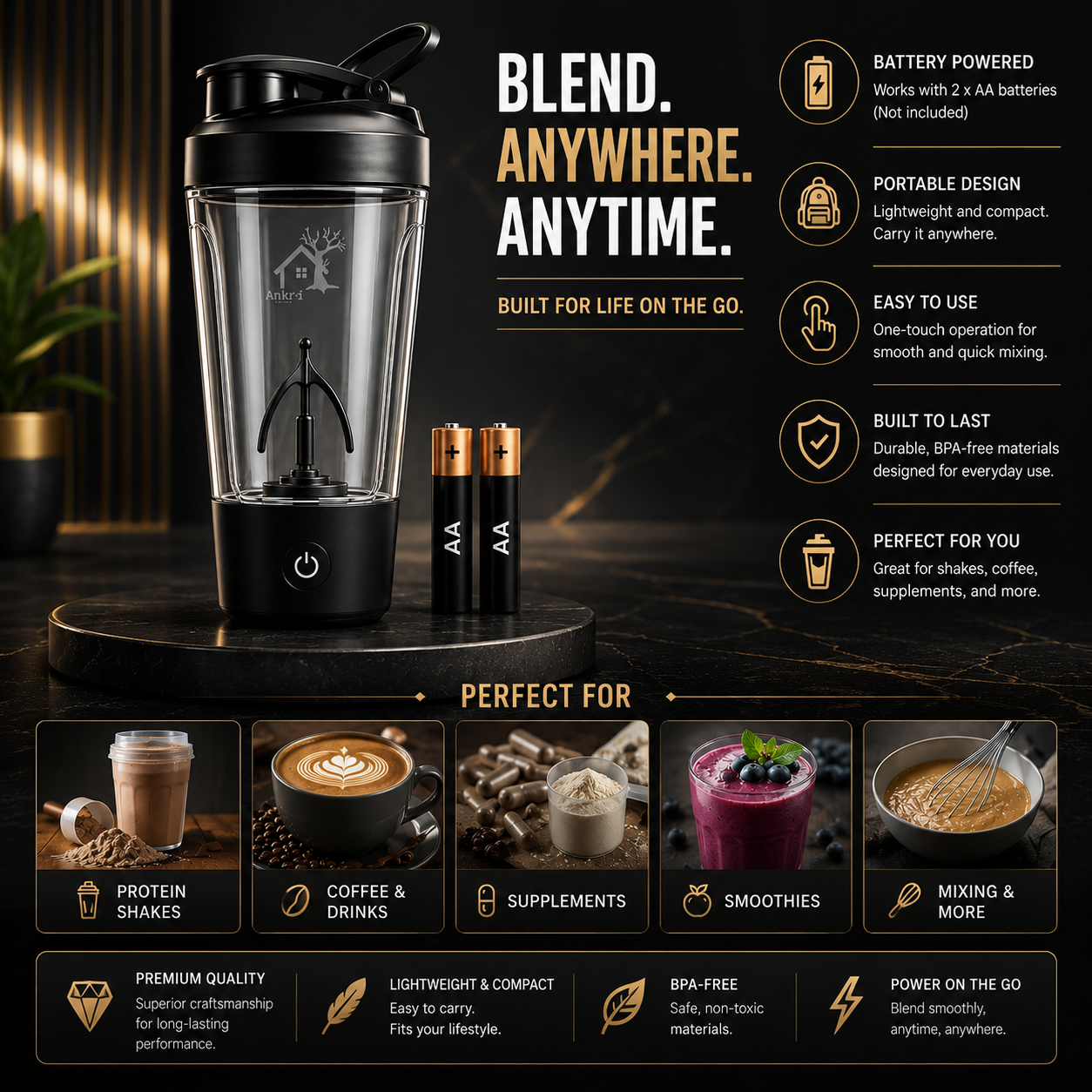 VORTO™ | Electric Protein Shaker