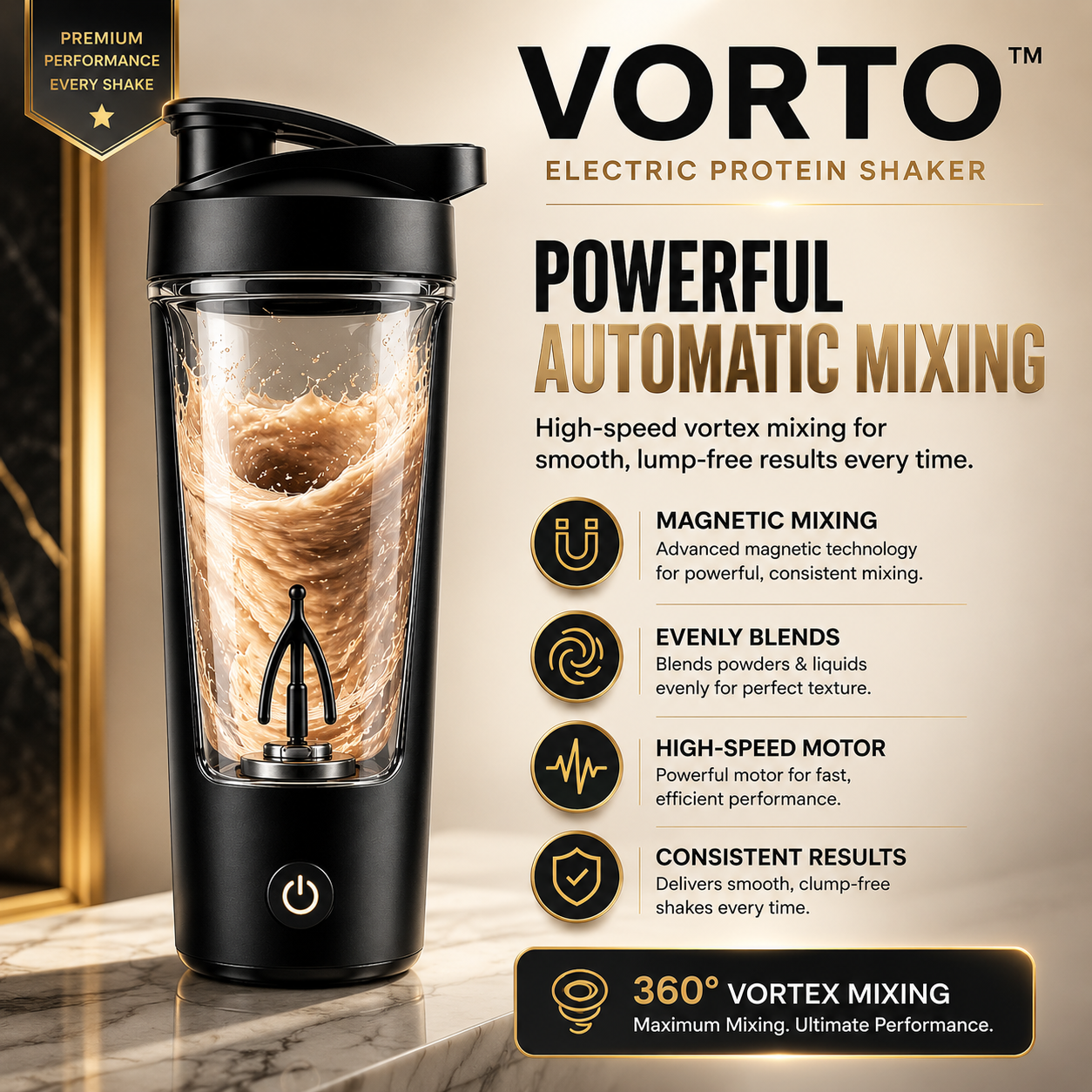 VORTO™ | Electric Protein Shaker