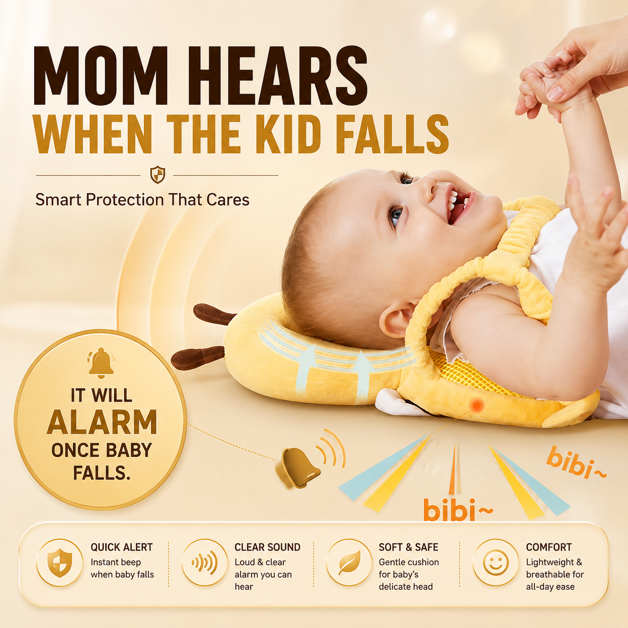 BUMBEE™ | Baby Head Cushion Backpack