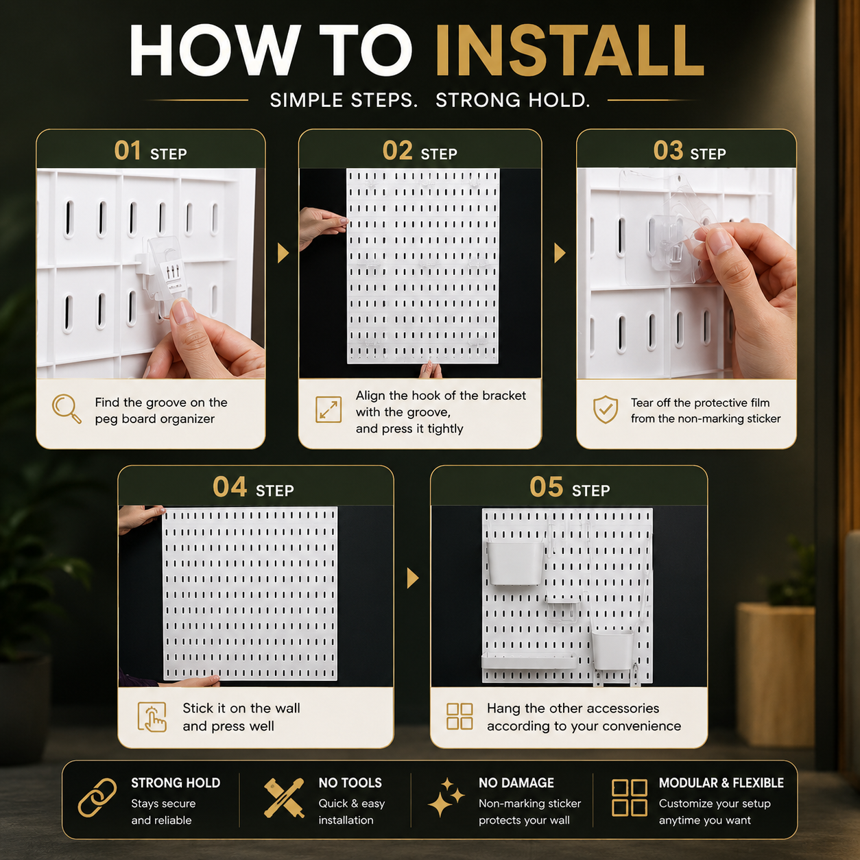 WALDO™ | Modular Wall Organizer