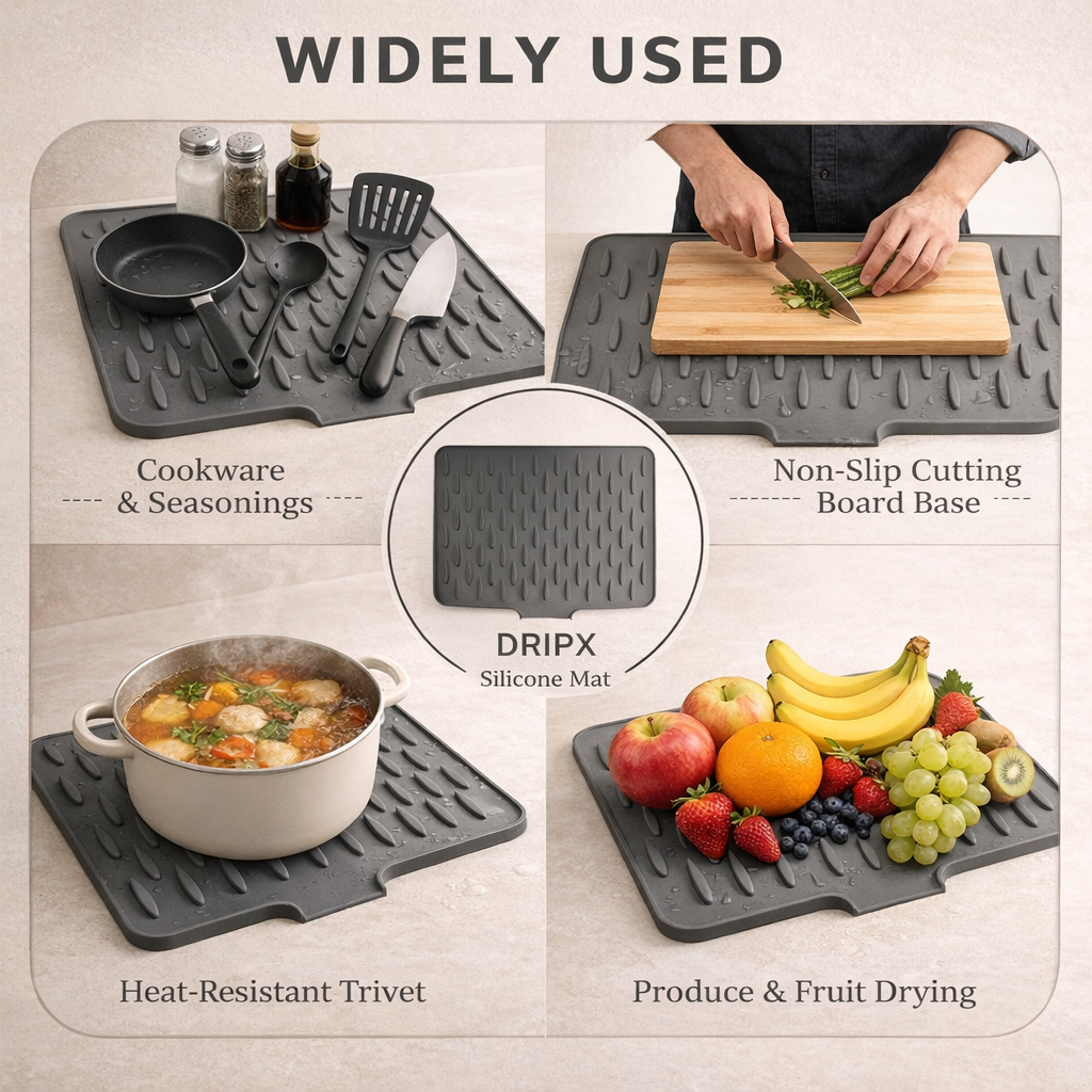DRIPX™ | Silicone Dish Drying Mat