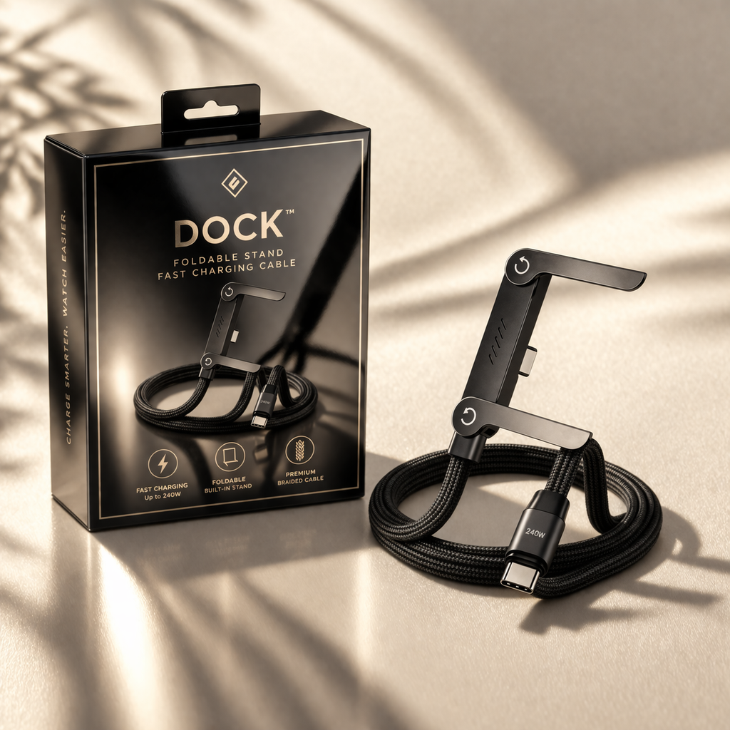 DOCK™  Foldable Stand Fast Charging Cable
