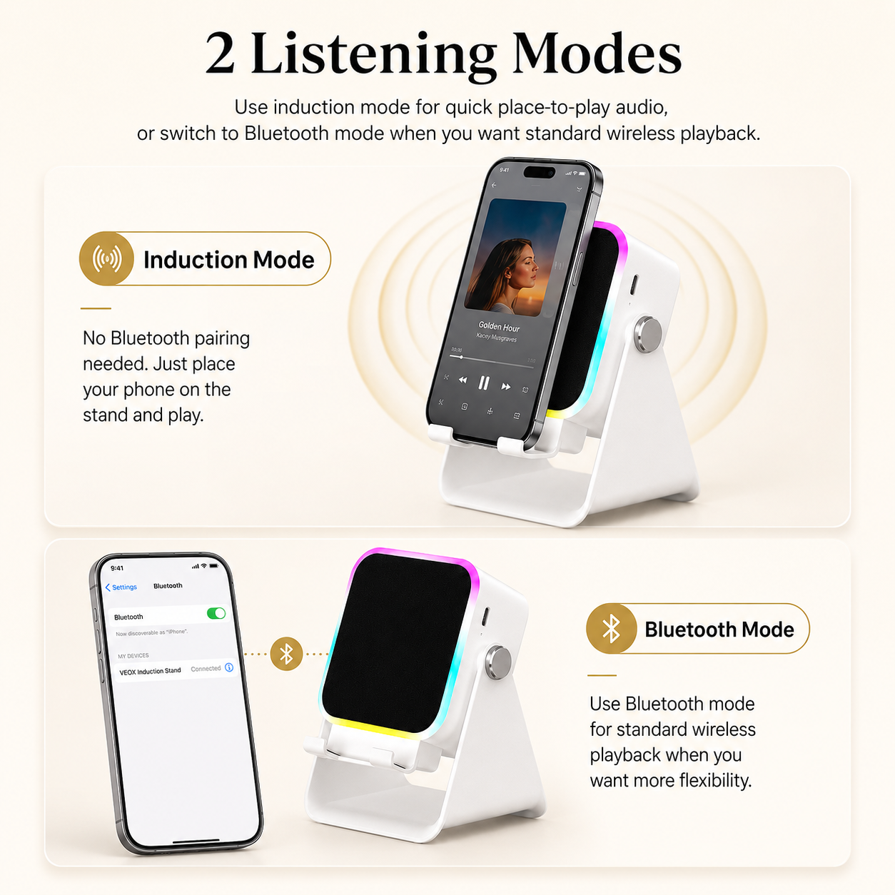VEOX™ | Induction Speaker Stand