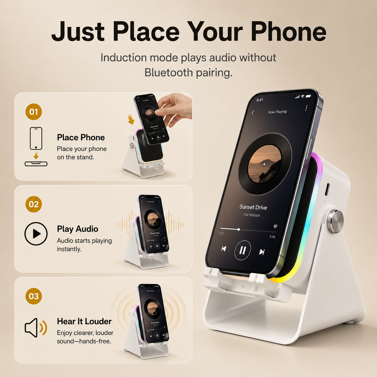 VEOX™ | Induction Speaker Stand