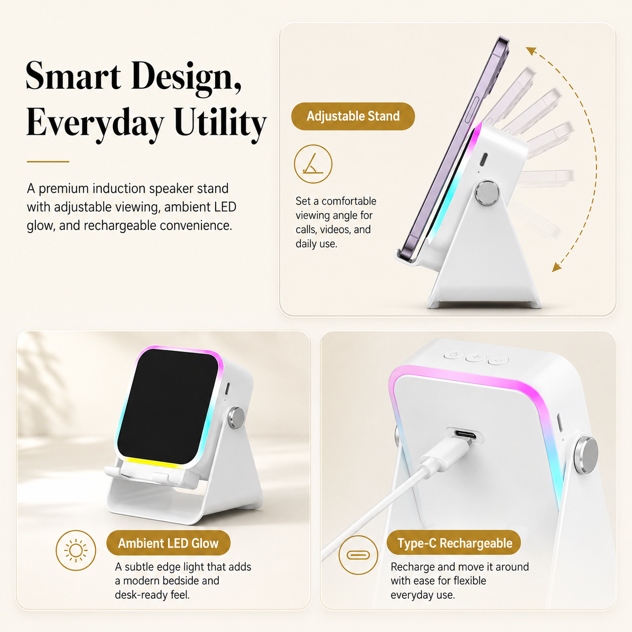 VEOX™ | Induction Speaker Stand