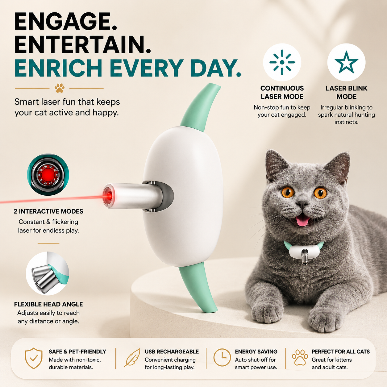 PAWQ™ | Cat Chase Collar