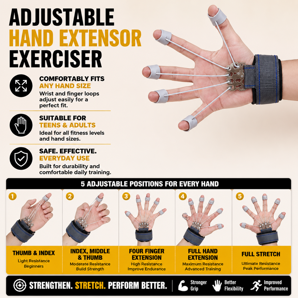 FINGO™ | Finger & Forearm Trainer