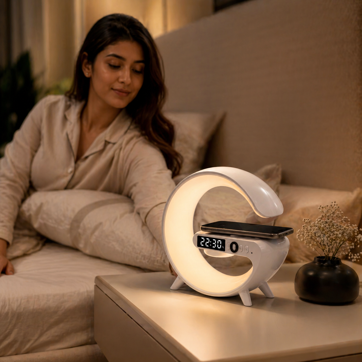 KNOX™  RGB Speaker Charging Clock