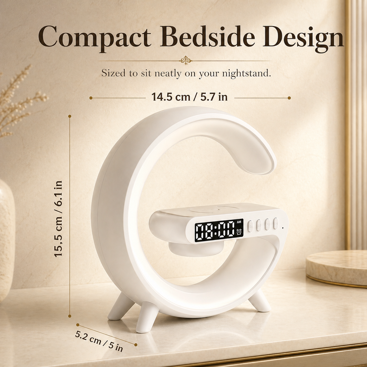 KNOX™  RGB Speaker Charging Clock