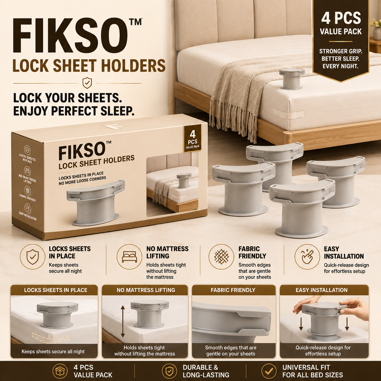 FIKSO™ | Lock Sheet Holders