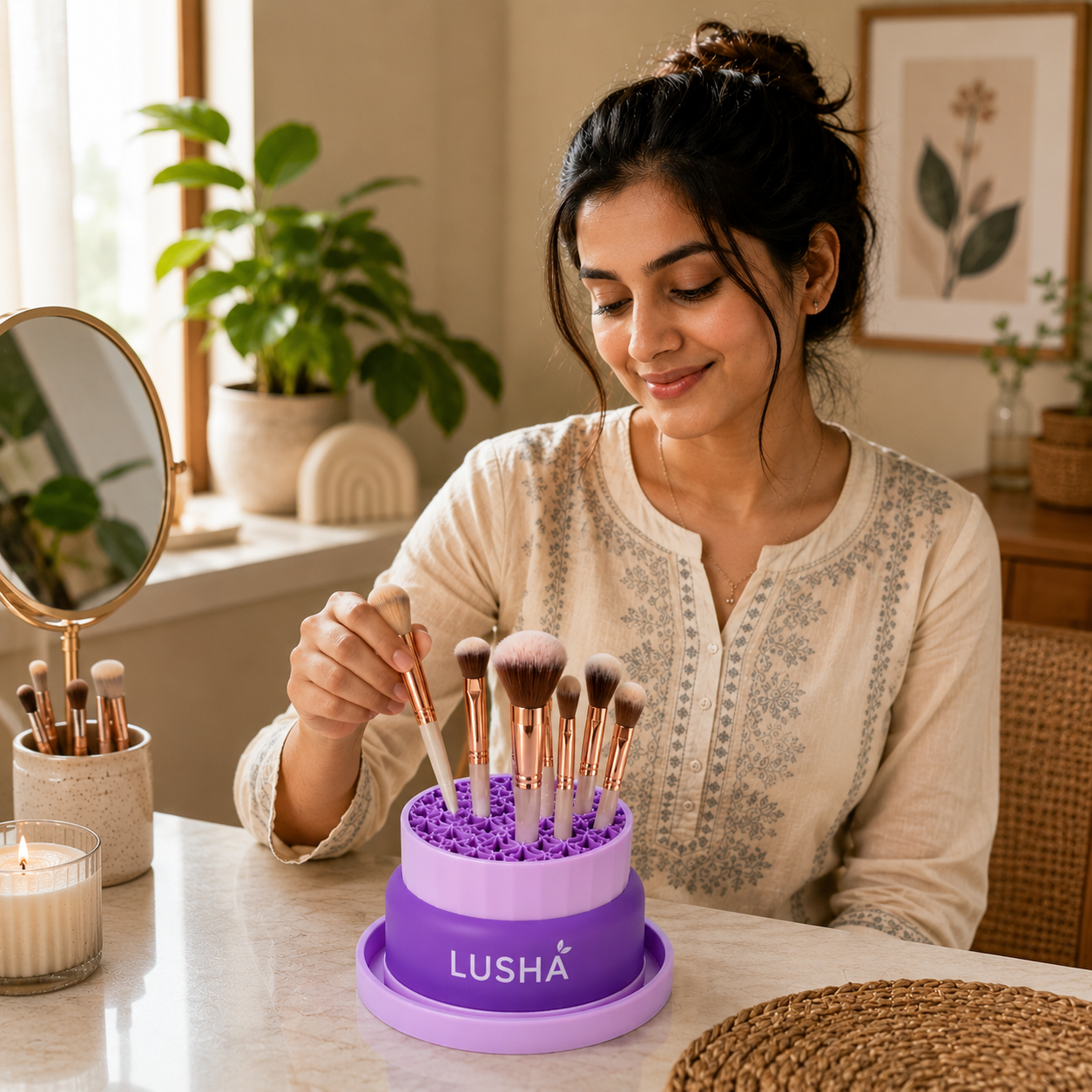LUSHA™ | 3-in-1 Brush Care Station
