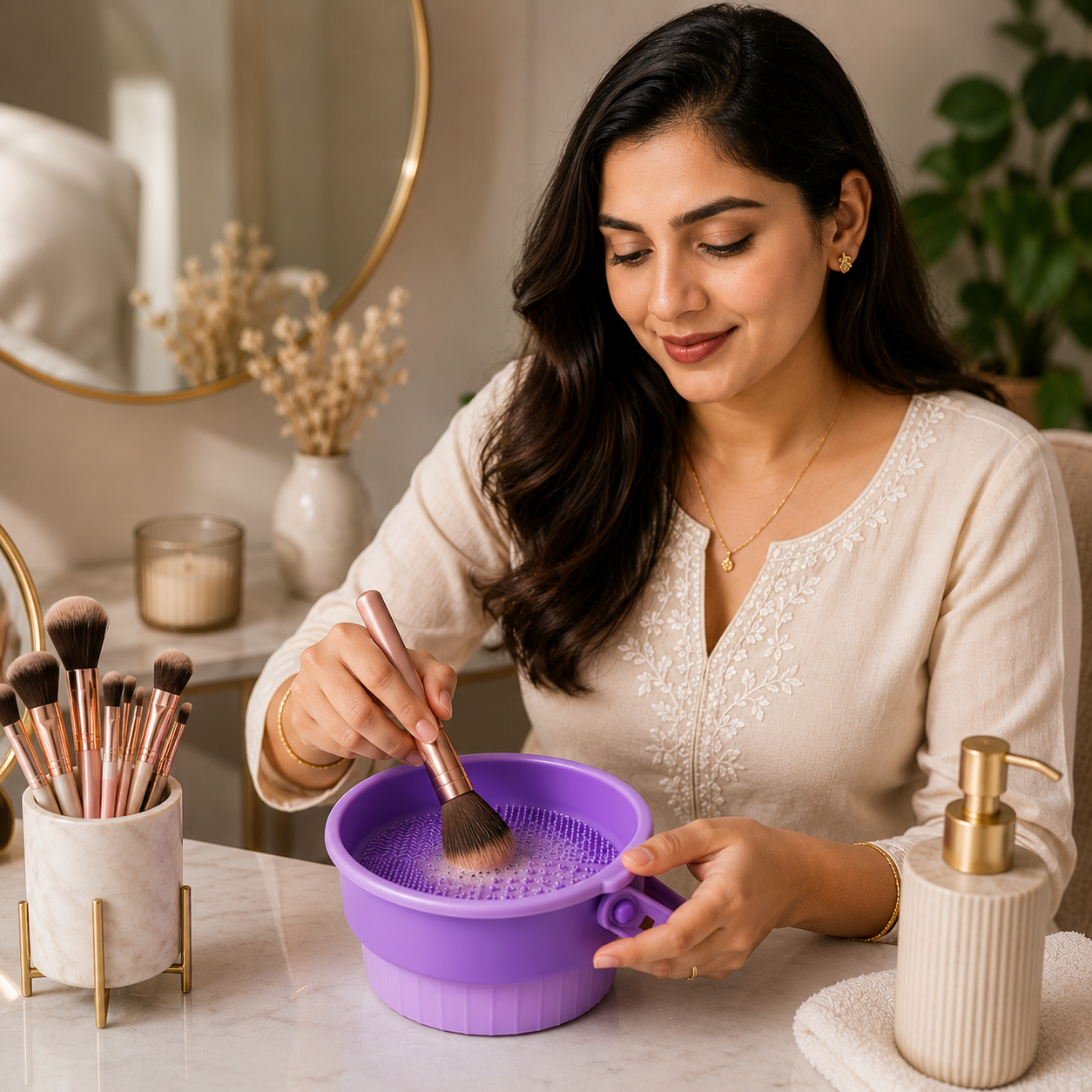 LUSHA™ | 3-in-1 Brush Care Station