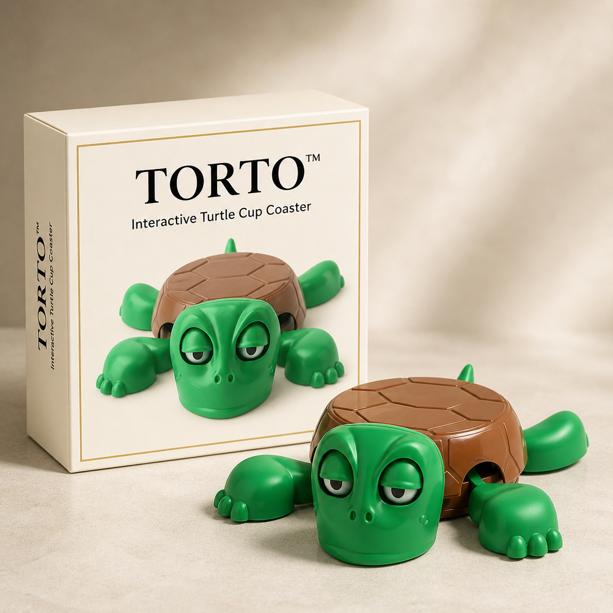 TORTO™  Interactive Turtle Cup Coaster