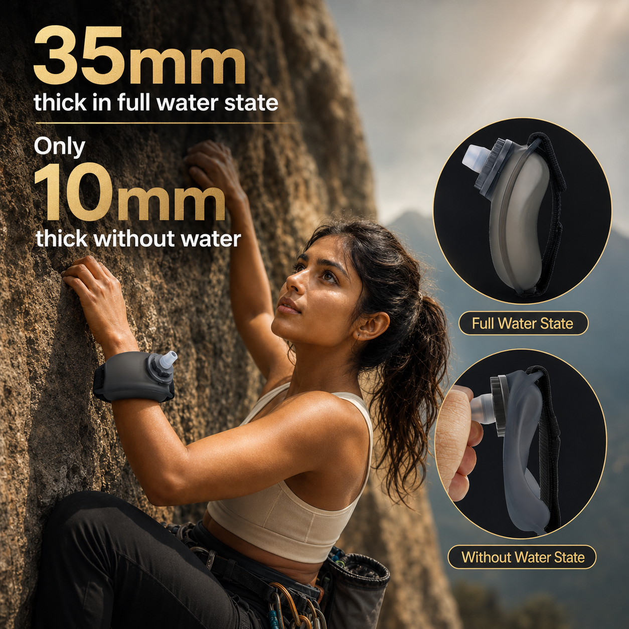 HYMO™ | Wearable Quick-Sip Bottle