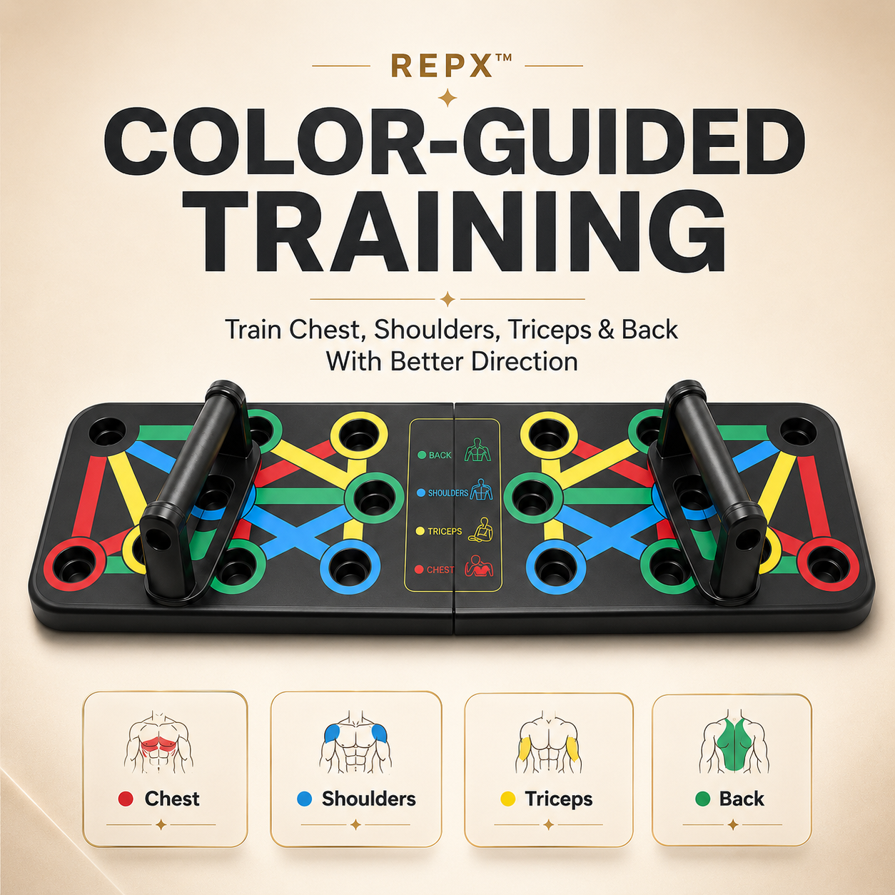 REPX™ | Guided Push-Up Board