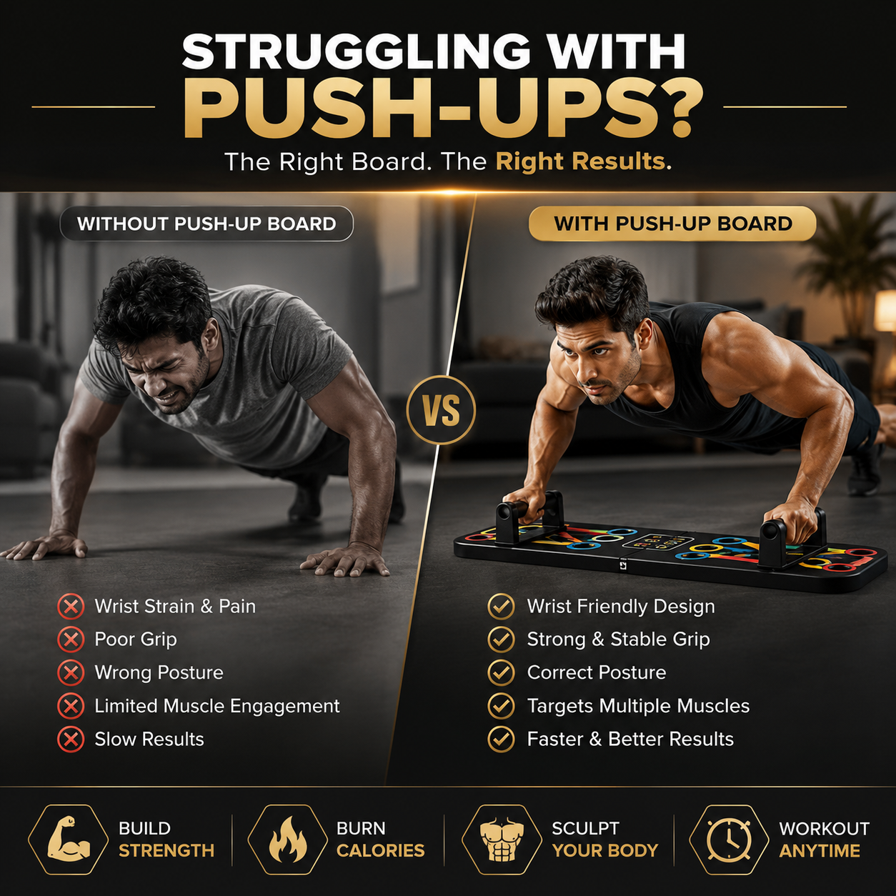 REPX™ | Guided Push-Up Board
