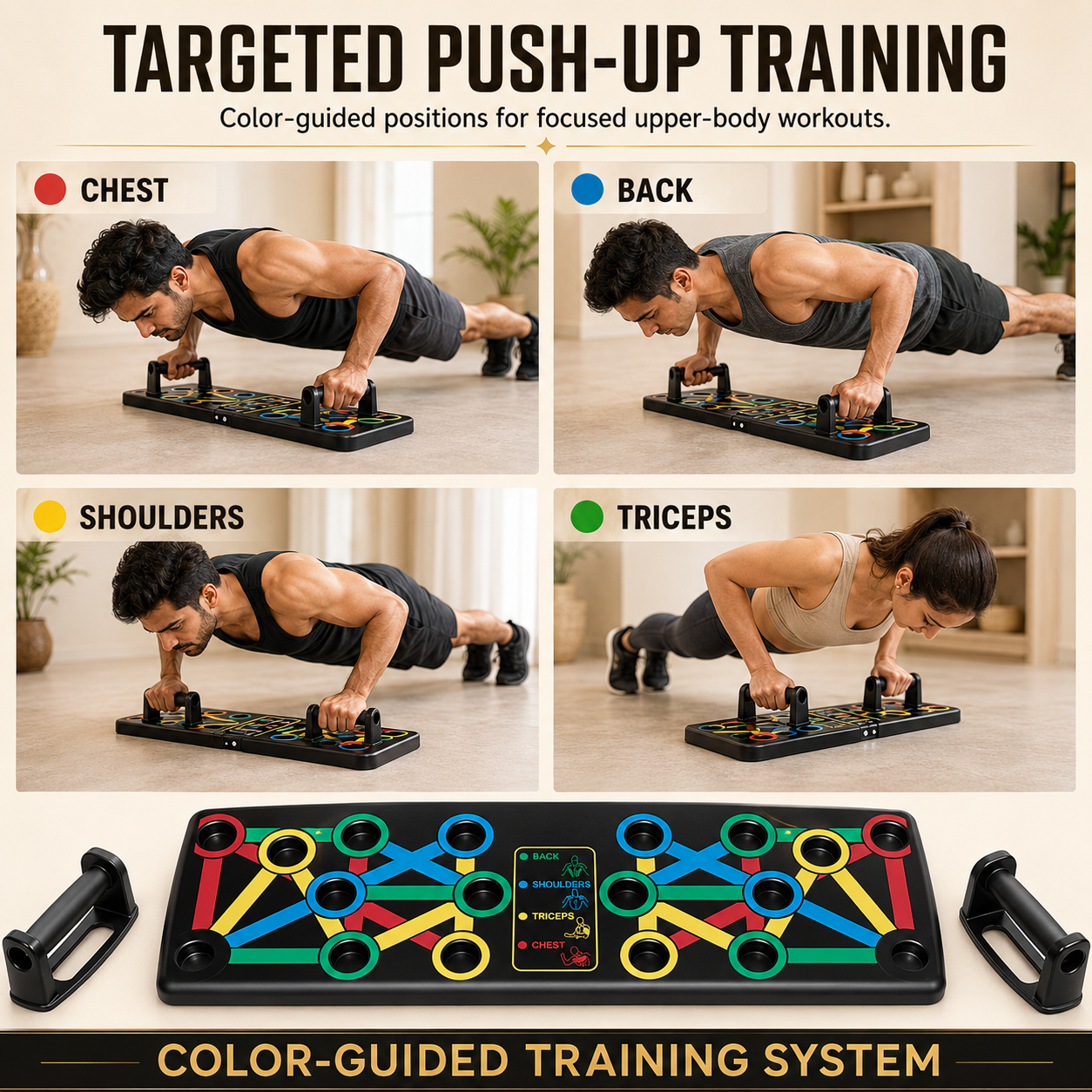 REPX™ | Guided Push-Up Board