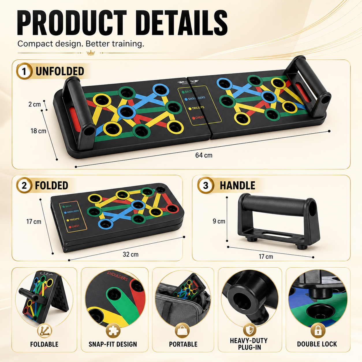 REPX™ | Guided Push-Up Board