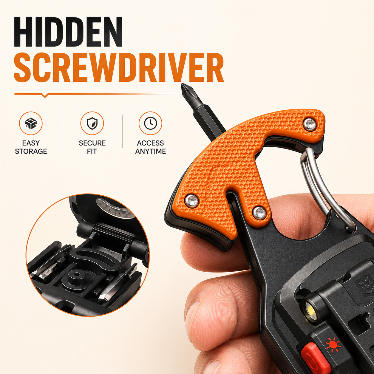 GLIX™ | Rechargeable Keychain Multi-Light