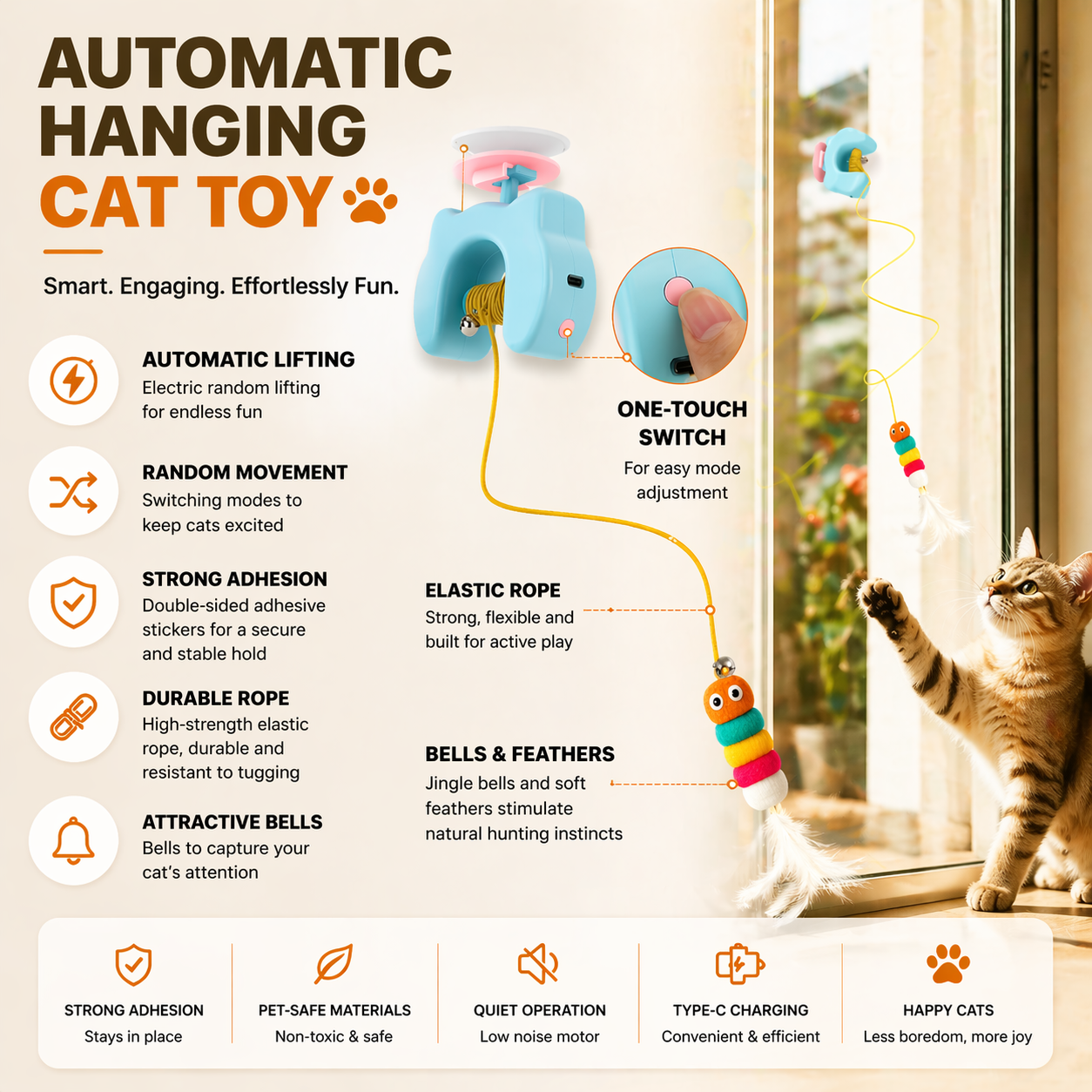 Pawgle™  Automatic Cat Play Teaser