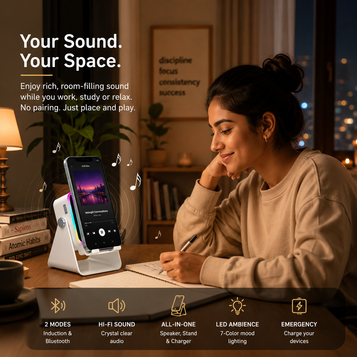 VEOX™ | Induction Speaker Stand