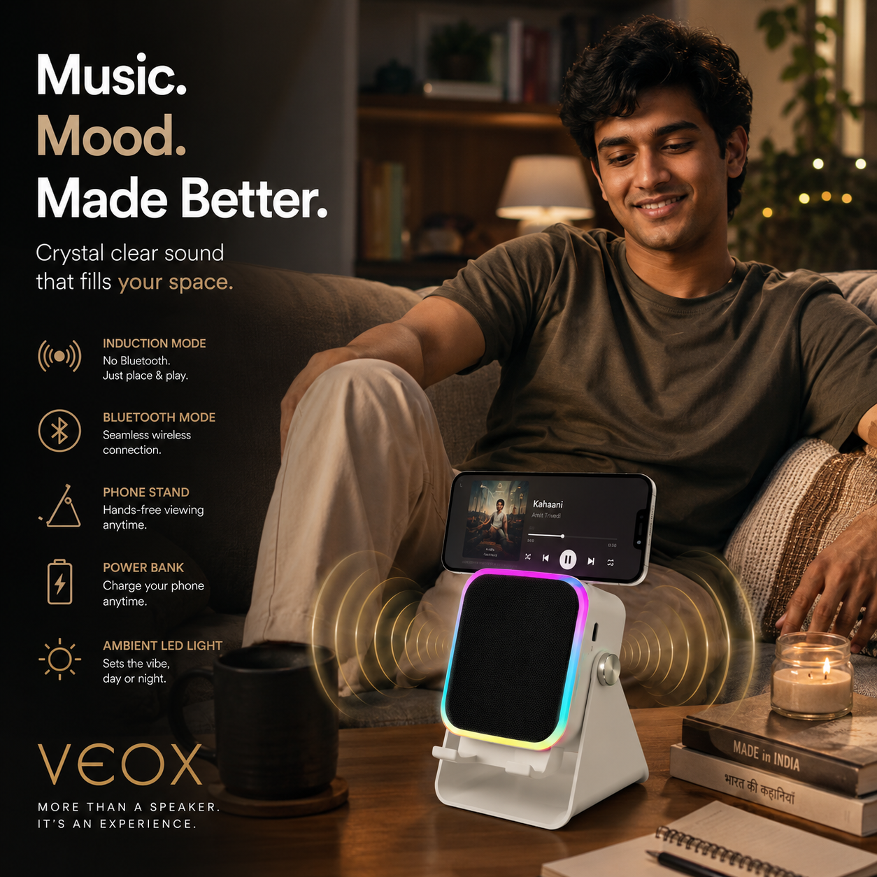 VEOX™ | Induction Speaker Stand