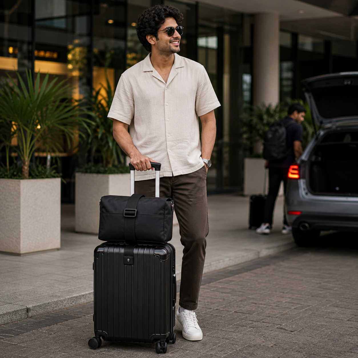 Strapo™ | Adjustable Rainbow Luggage Strap
