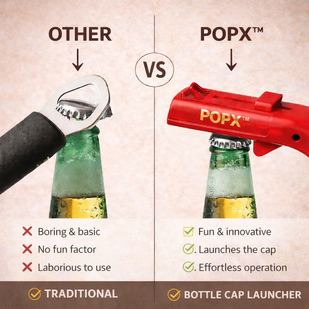 POPX™ Bottle Cap Launcher Opener